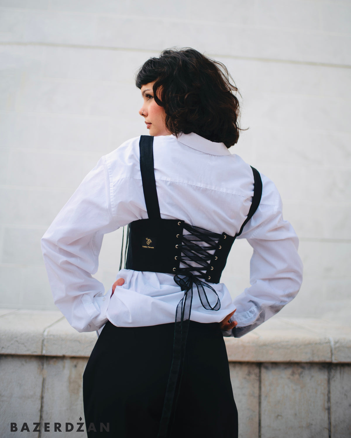 Black corset by Golden threath - Bazerdzan