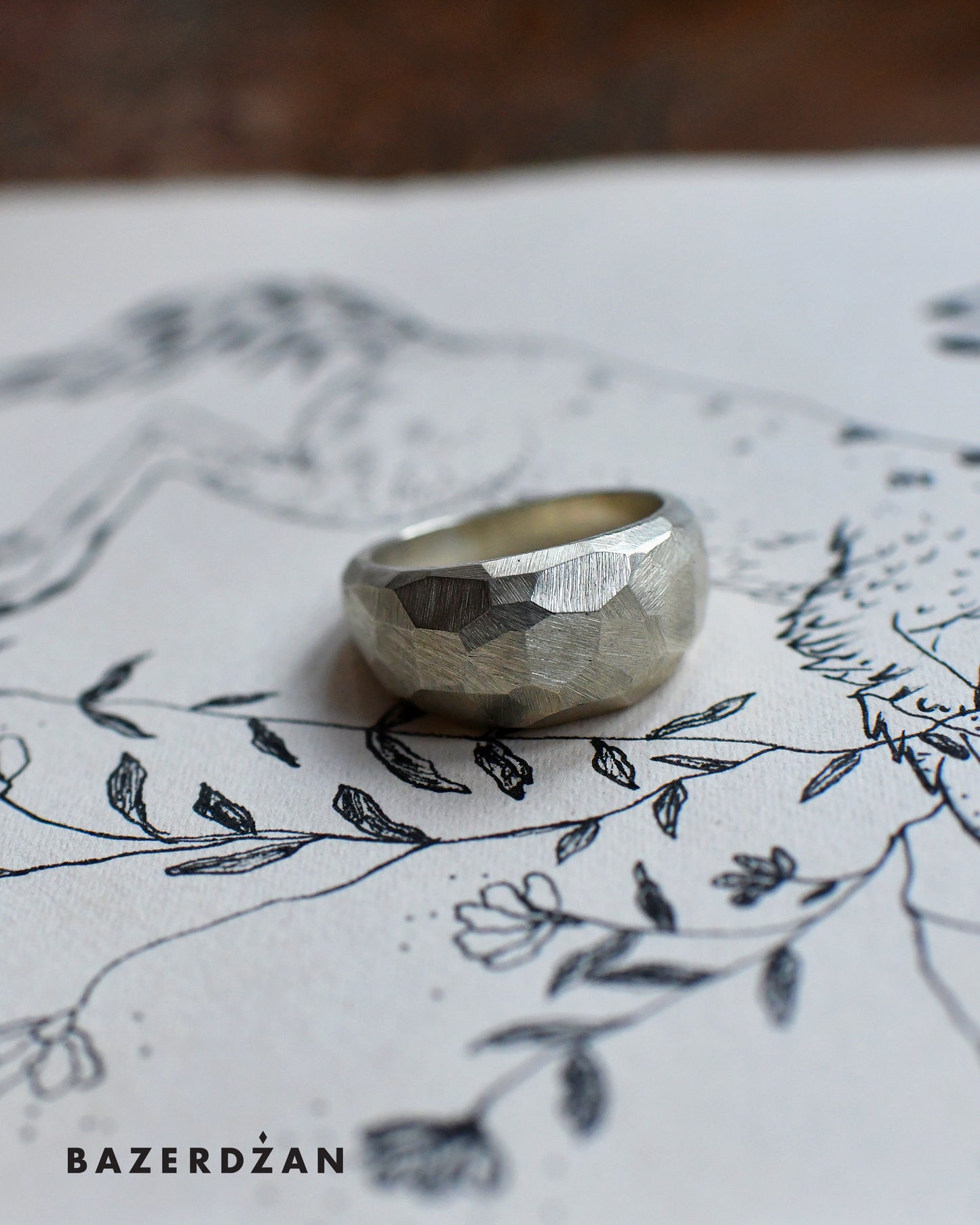 Silver Ring Simple 1 by Elird