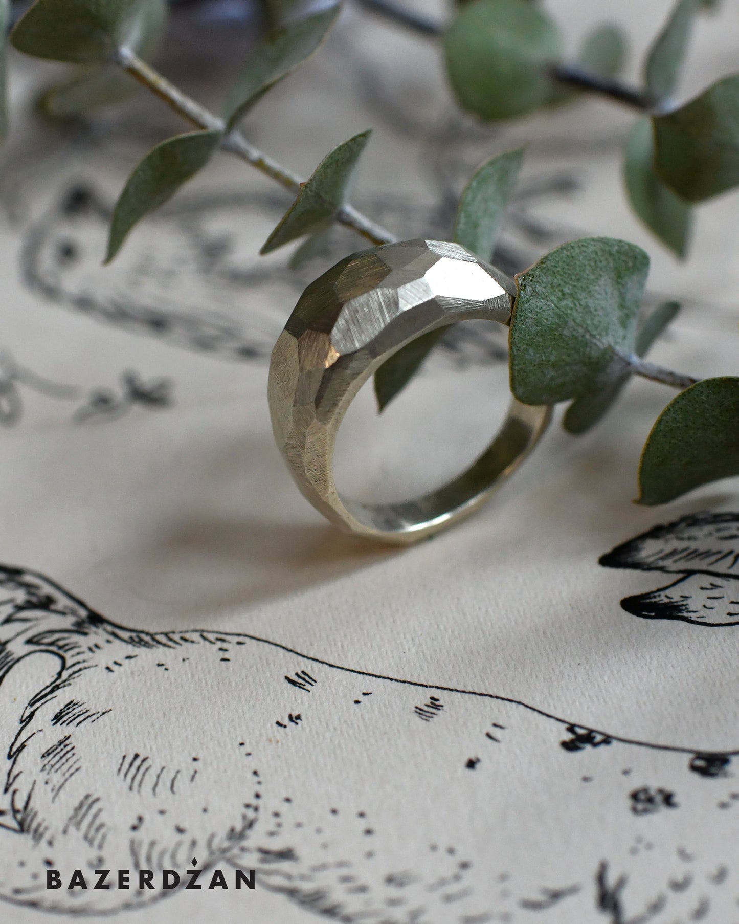 Silver Ring Simple 1 by Elird