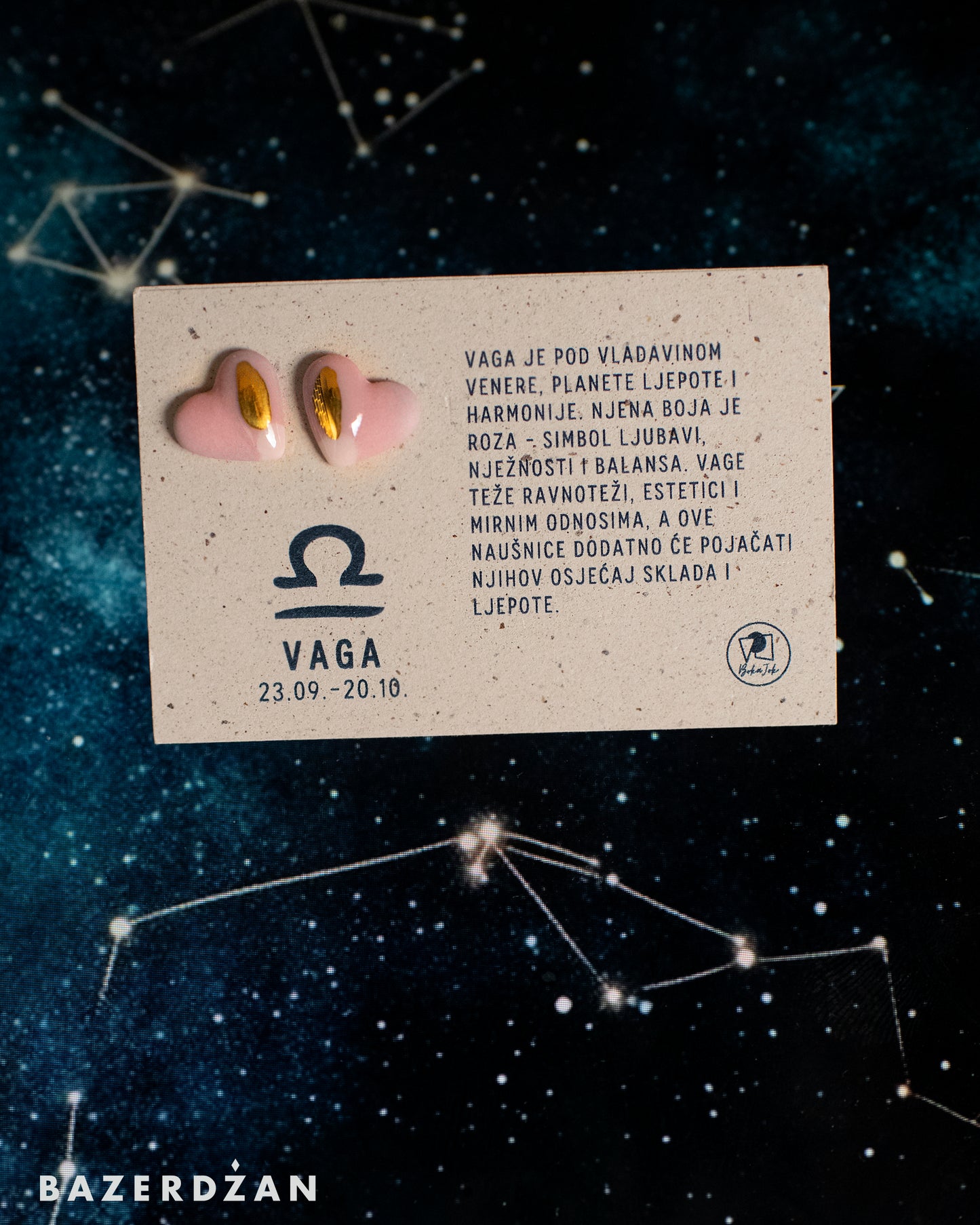 Zodiac Ceramic Earrings