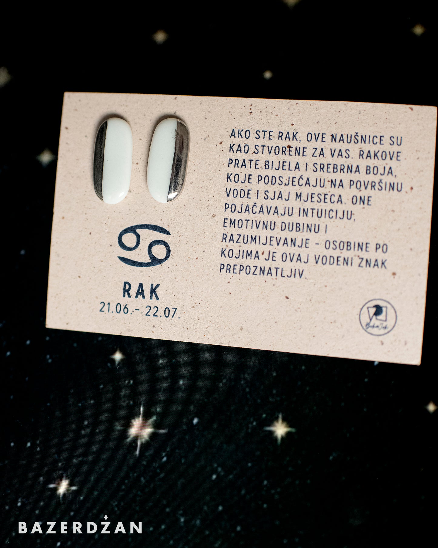 Zodiac Ceramic Earrings