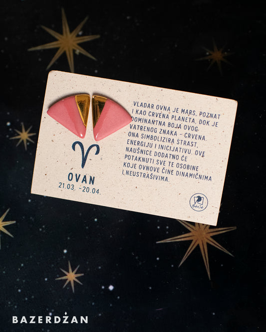 Zodiac Ceramic Earrings