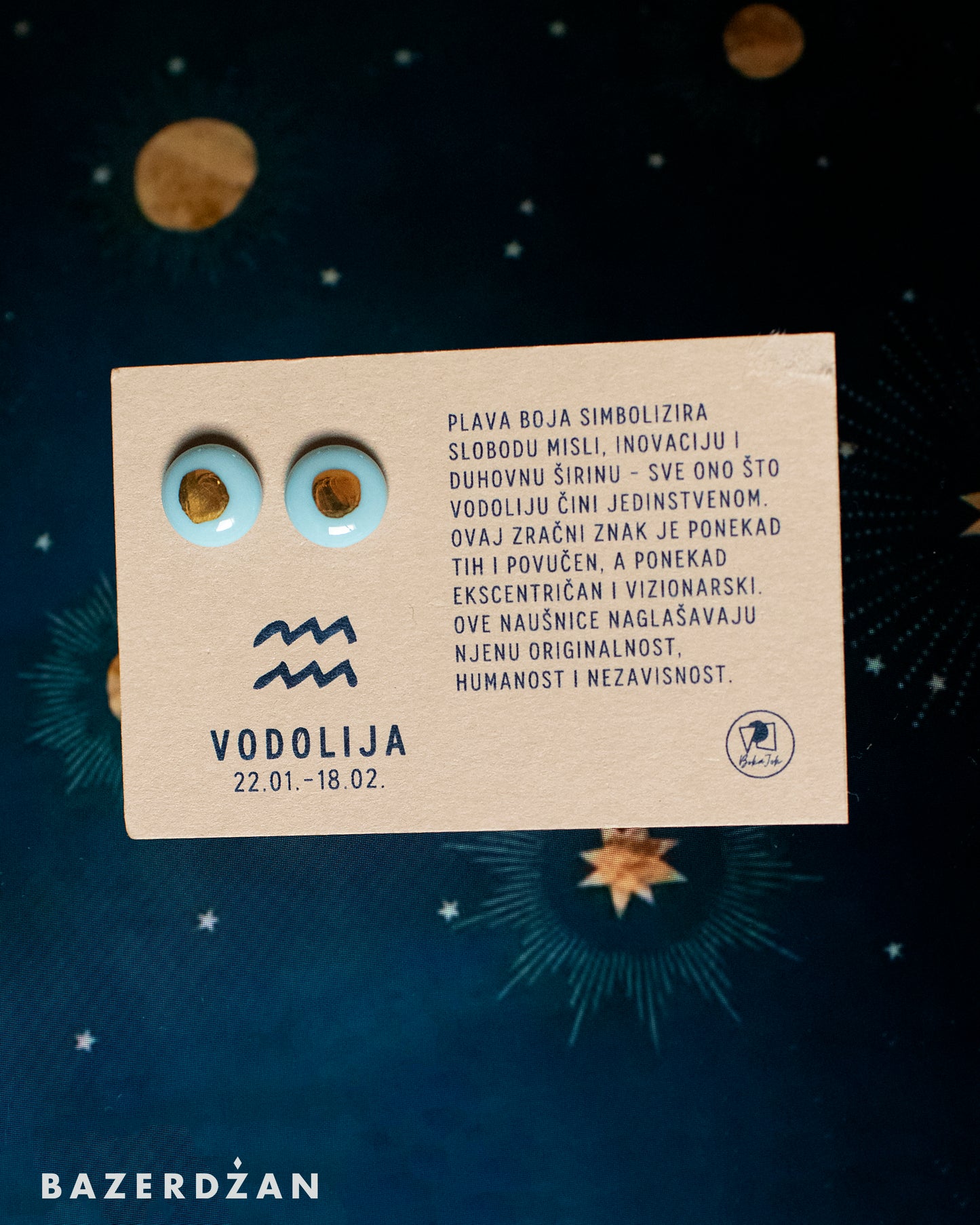 Zodiac Ceramic Earrings