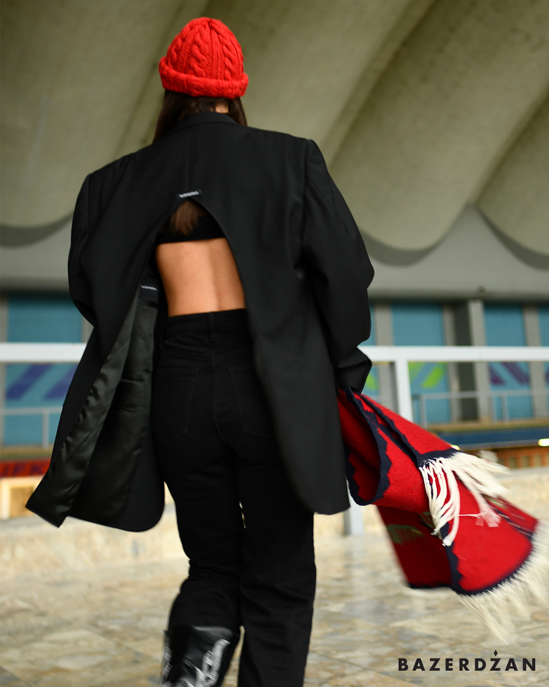 Backless Thrift Flip Blazer