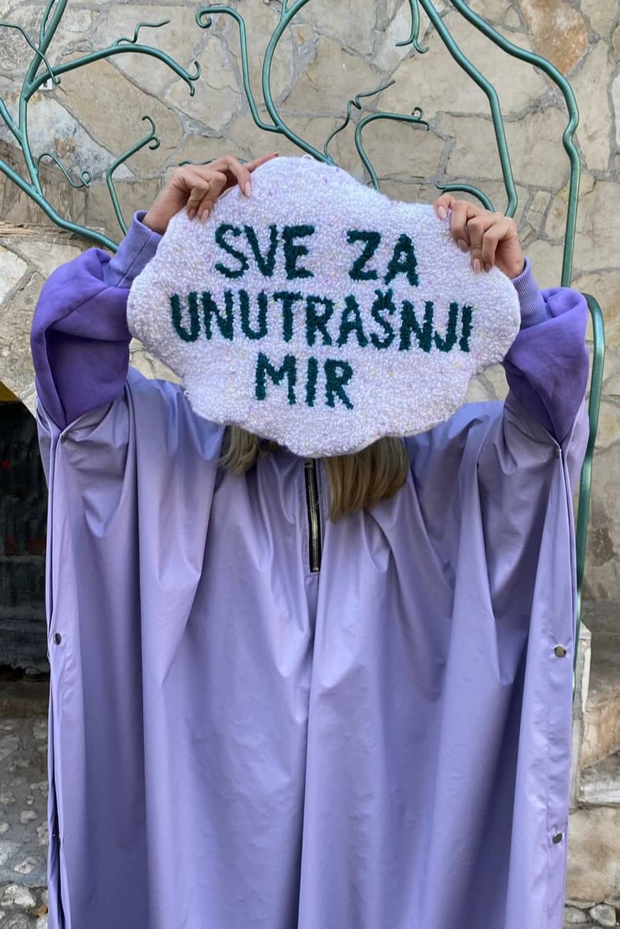 Handmade Tapestry "SVE ZA UNUTRAŠNJI MIR"