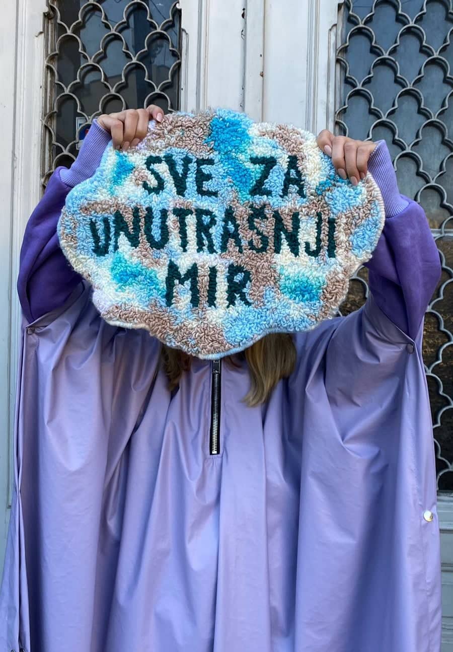 Handmade Tapestry "SVE ZA UNUTRAŠNJI MIR"
