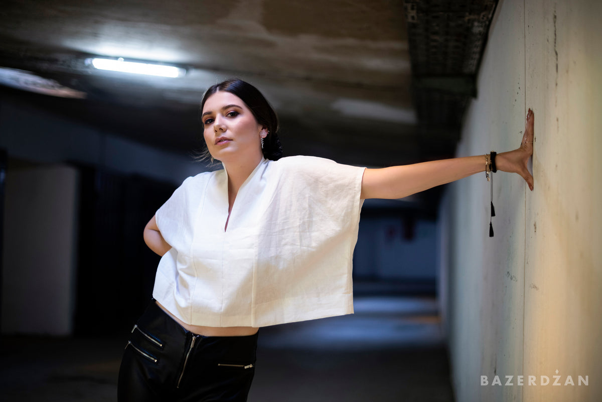 Linen Top / Shirt - Bazerdzan