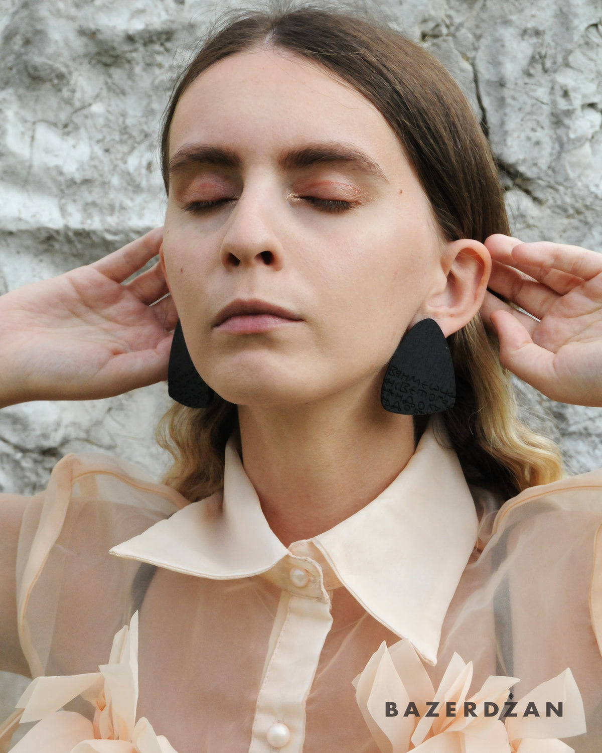 Stećak Inscription Earrings - by IVYQ studio - Bazerdzan