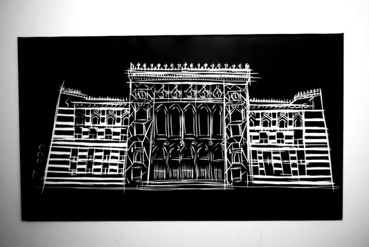 Canvas - Sarajevo City Hall - Bazerdzan